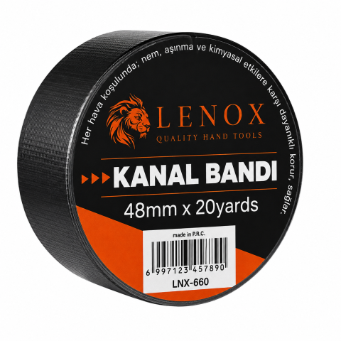 LENOX Kanal Bandı Siyah 48 mm x 20 yds